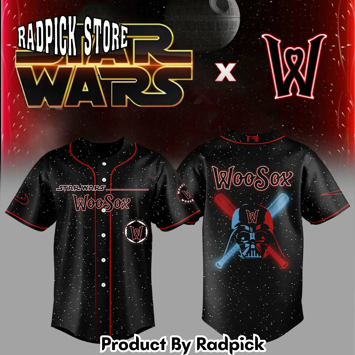 Radpick worcester red sox star was baseball jersey rp1272